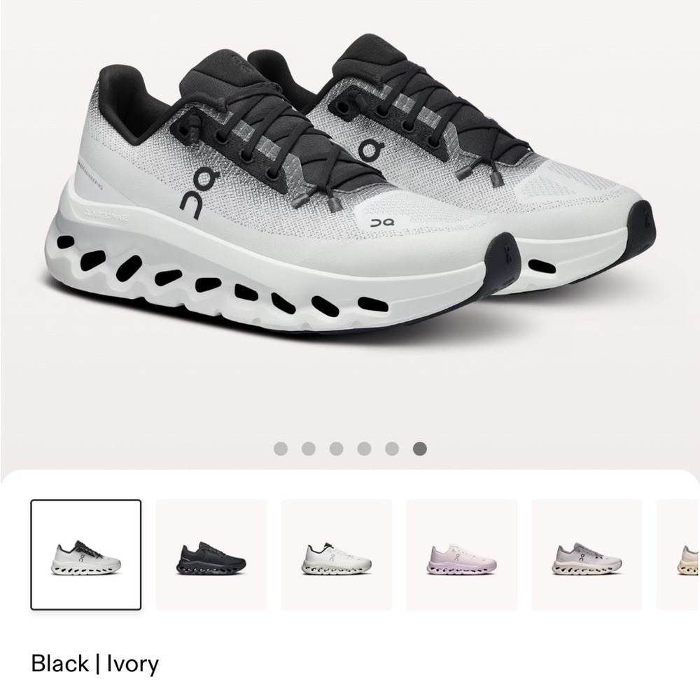 On Running Cloudtilt Black and White Sneakers